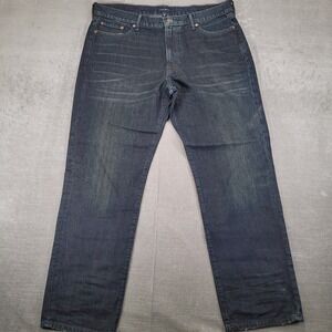 Lucky Brand 1990 Jeans‎ Men's 38x32 Dark Wash Denim Pants Straight Leg